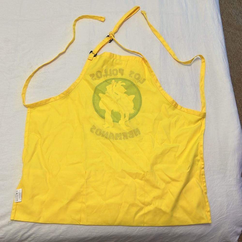 Breaking Bad Yellow Los Pollos Hermanos Novelty Apron - One Size Fits Most - Picture 3 of 5